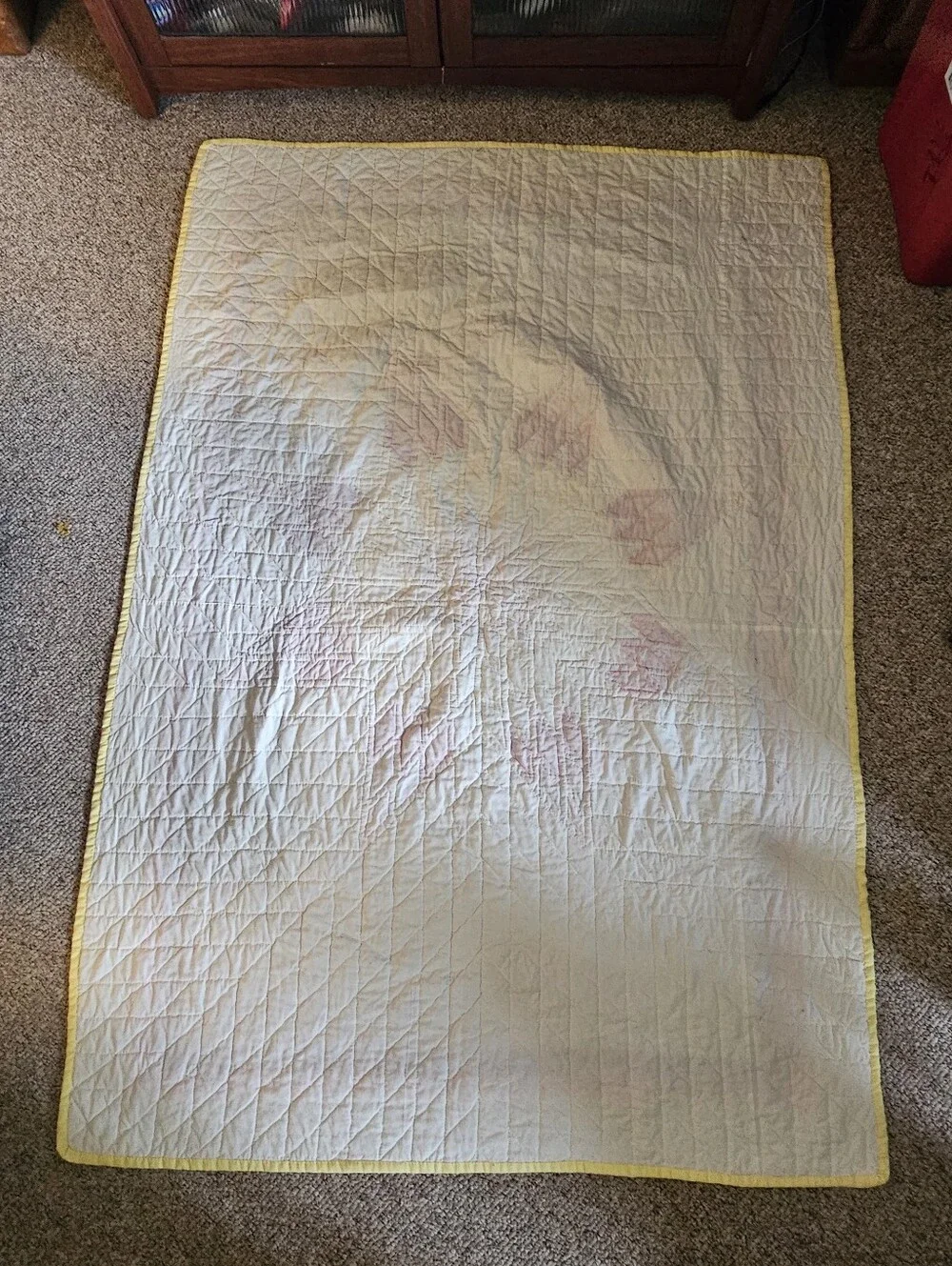 Vintage Handmade Star Quilt